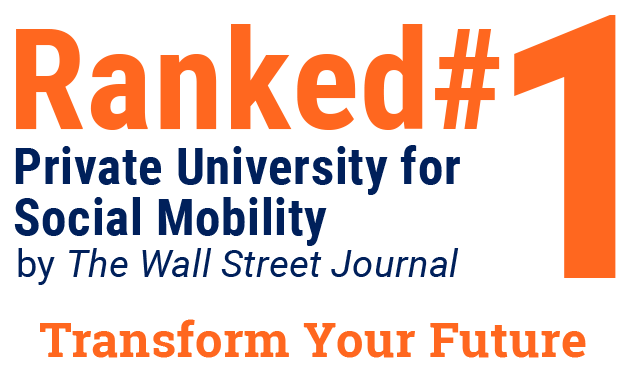 Ranked number 1 for 社会 mobility private universities by WSJ